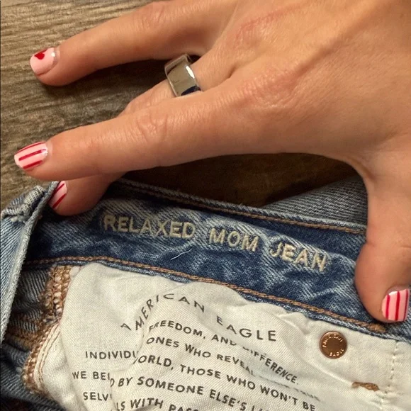 Light Blue Distressed Women’s Jeans - Picture 3 of 5